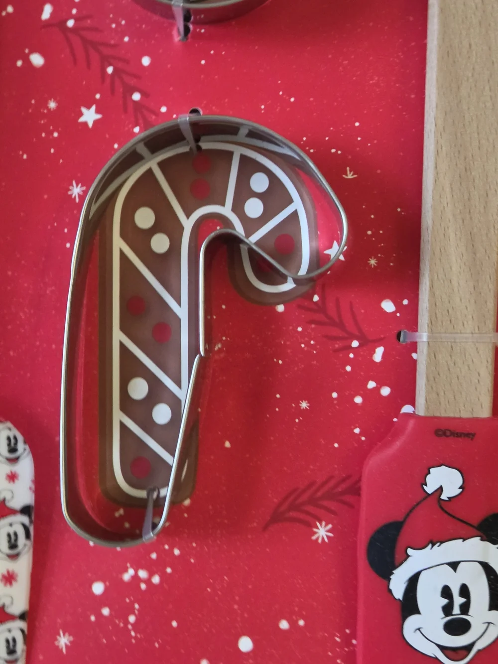 Disney Mickey Silicone Spatula & Cookie Cutter Set - Red, White